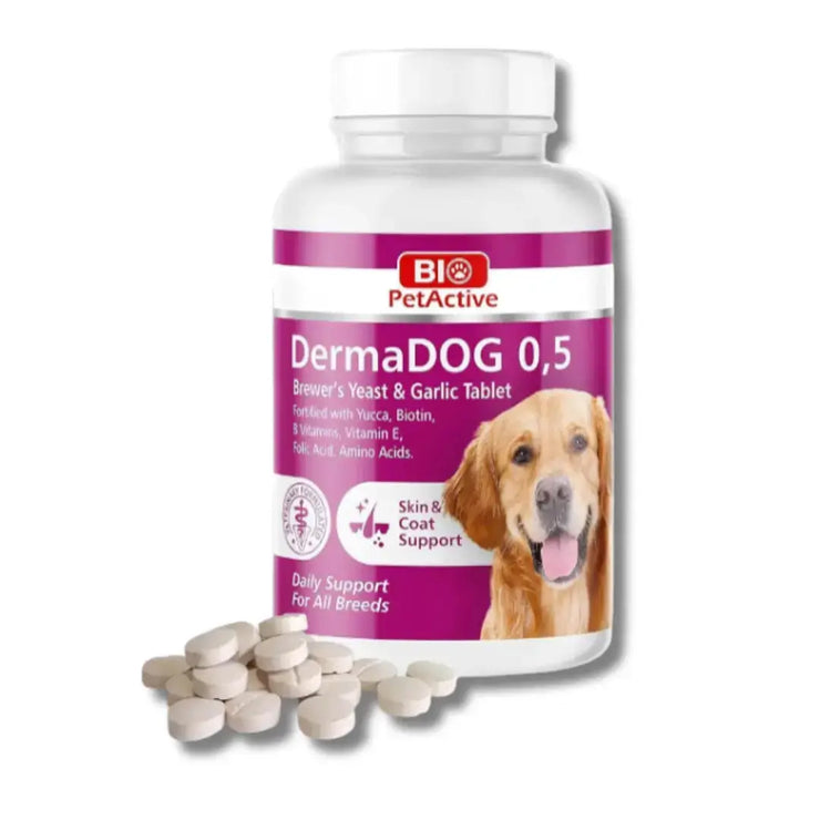 Bio Petactive Dermadog Garlic & Brewers Yeast Tablet 0.5 150TABLETS Bio PetActive