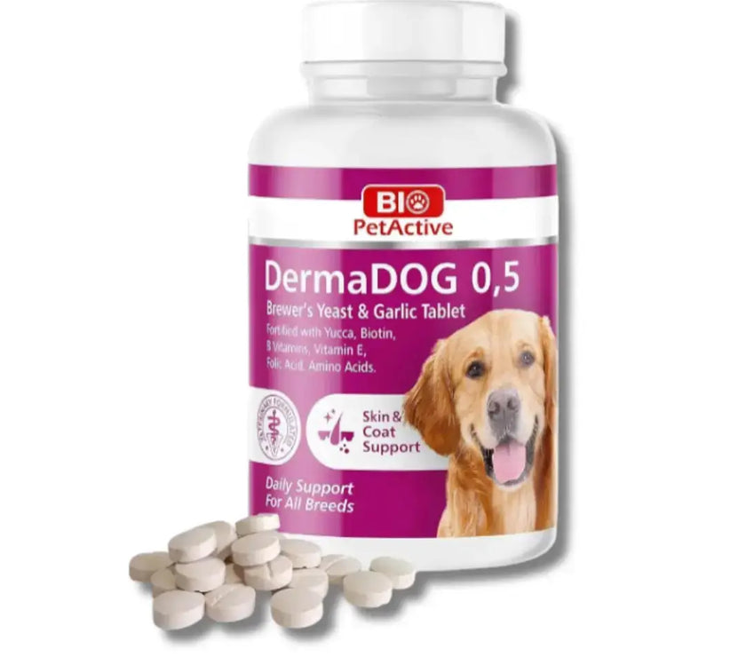 Bio Petactive Dermadog Garlic & Brewers Yeast Tablet 0.5 150TABLETS Bio PetActive