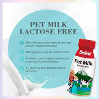 Bioline Pet Milk for Cats and Dogs 220ml - Lactose Free Bioline