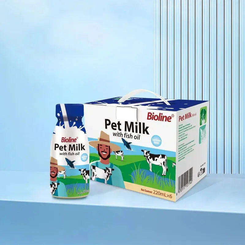 Bioline Pet Milk with Fish Oil for Cats & Dogs 220ml Bioline
