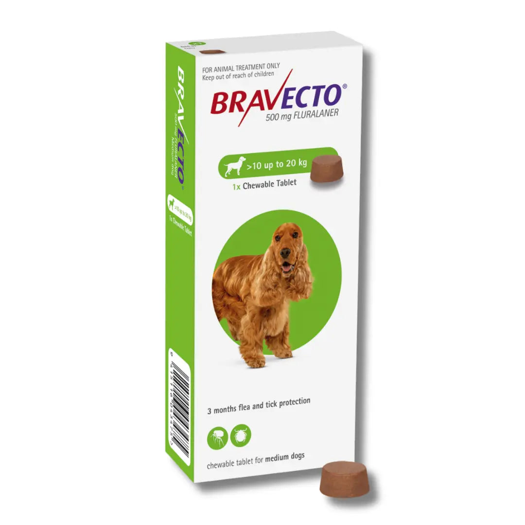 Bravecto Chewable Tablets for Dogs Intervetclinic