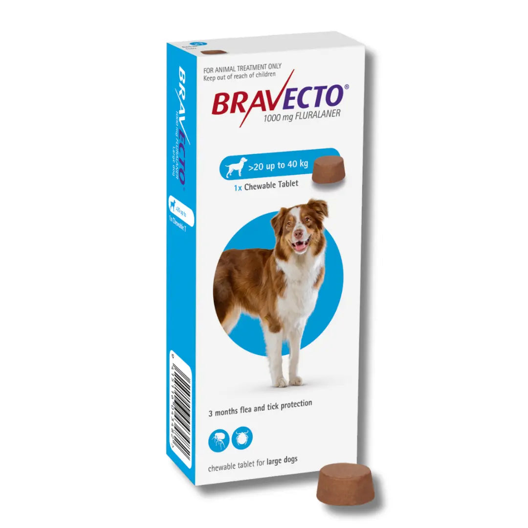 Bravecto Chewable Tablets for Dogs Intervetclinic