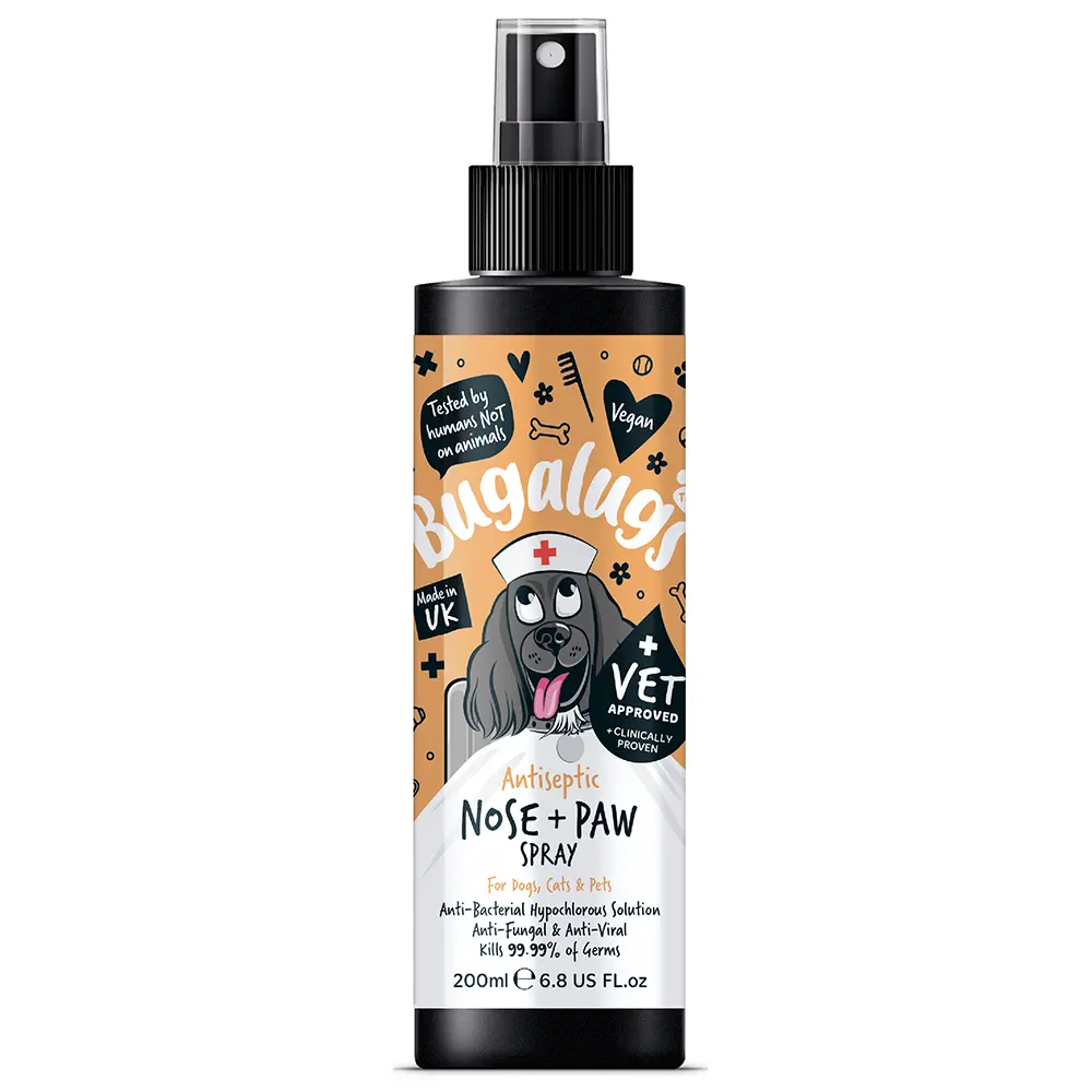 Bugalugs Antiseptic Paw & Nose Spray 200ml (6.8 Fl Oz) Bugalugs