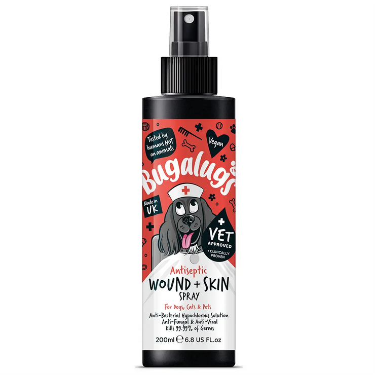Bugalugs Antiseptic Wound & Skin Spray 200ml (6.8 Fl Oz) Bugalugs