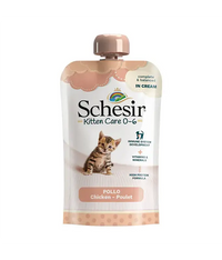 Schesir Kitten Pouch Cream 0-6mos Wet Food Schesir