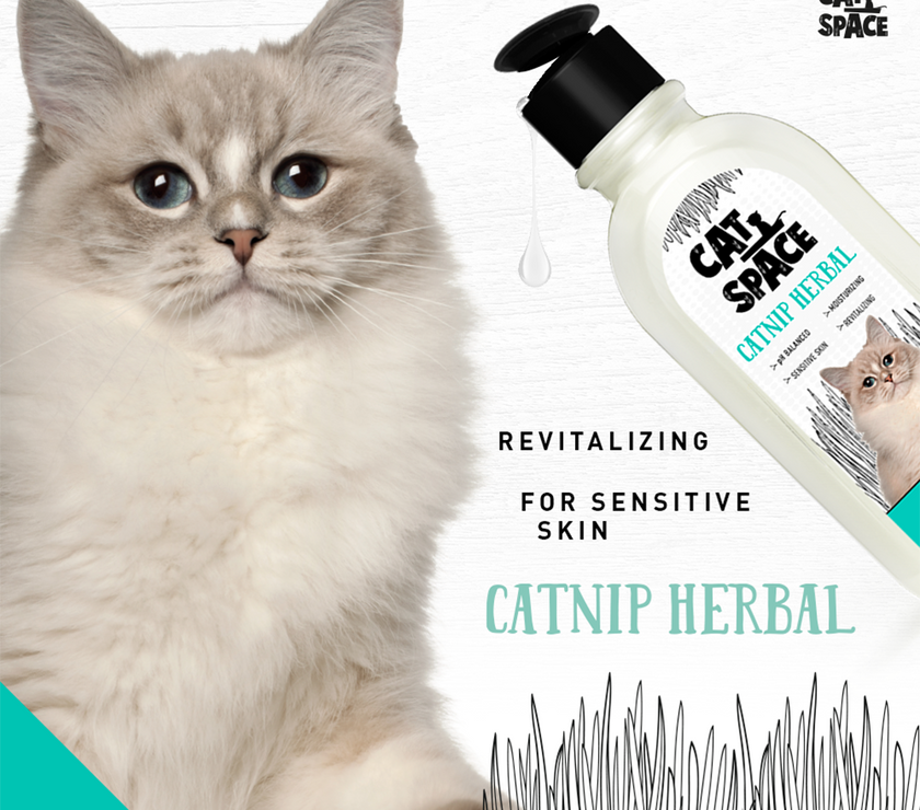 Cat Space Catnip Herbal Cat Shampoo 300ml