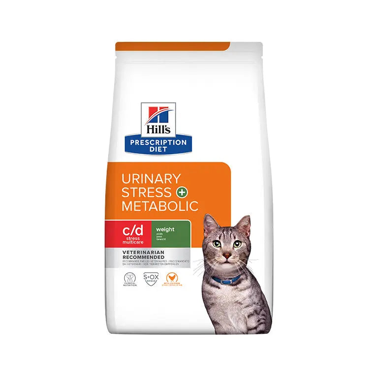 Hill's Prescription Diet c/d Multicare Stress + Metabolic Cat Food with Chicken Hills