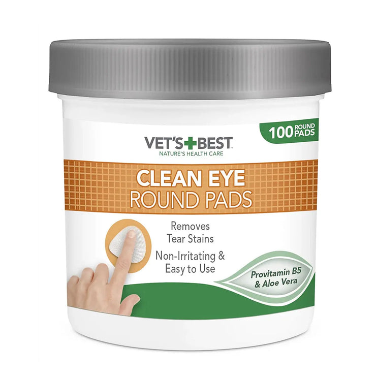 Vet’s Best Clean Eye Round Pads 100pads VET'S BEST