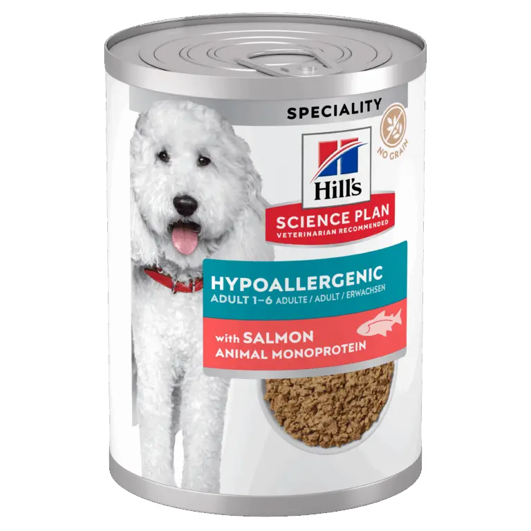Hill’s Science Plan Hypoallergenic Adult Dry wet Food with Salmon 363g Hills