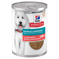 Hill’s Science Plan Hypoallergenic Adult Dry wet Food with Salmon 363g Hills