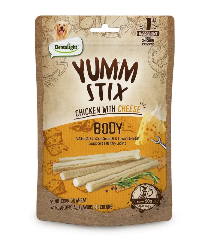 Dentalight Yumm Stix Dog Treat 50g&nbsp; Dentallight