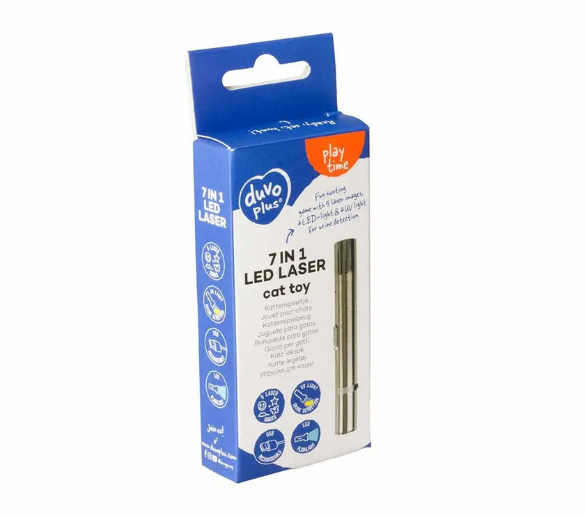 Duvo+ 7 in 1 Laser Cat Toy (urine detection)