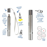 Duvo+ 7 in 1 Laser Cat Toy (urine detection)