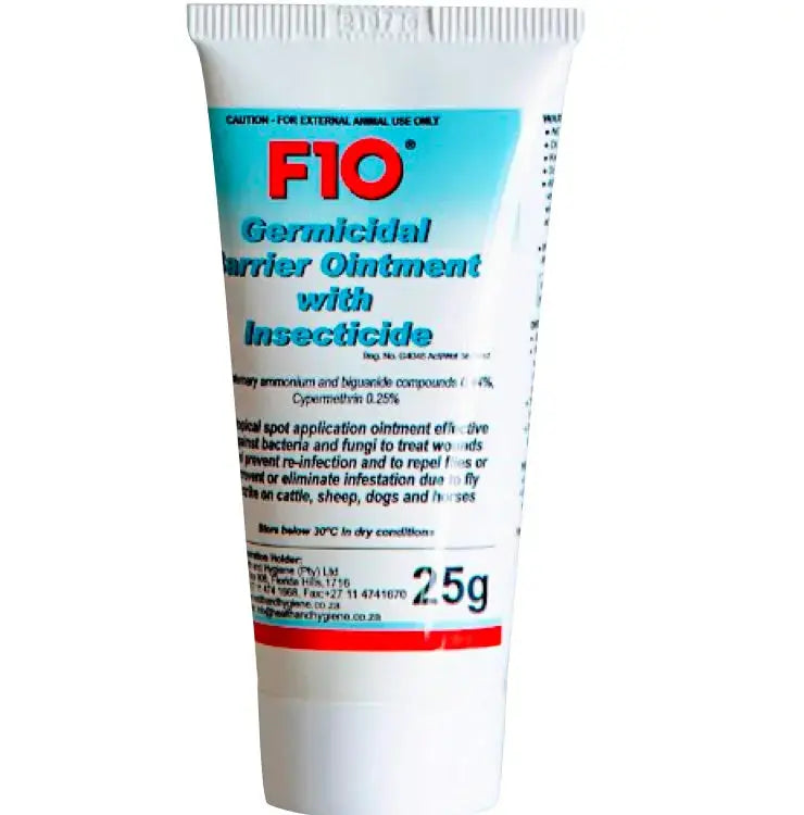 F10 Germicidal Antiseptic, Antibacterial, Antifungal Ointment with Insectide F10