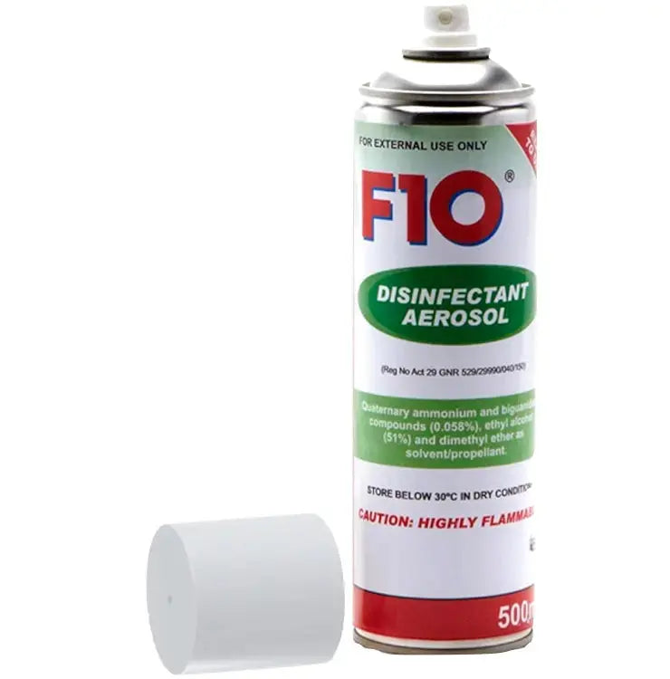 F10 Disinfectant Aerosol Spray 500ml F10