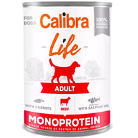 Calibra Dog Life Can Monoprotein Wet Food 400g Calibra