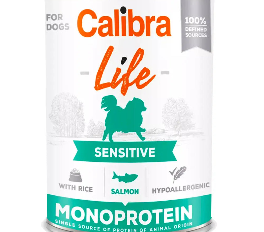 Calibra Dog Life Can Monoprotein Wet Food 400g Calibra