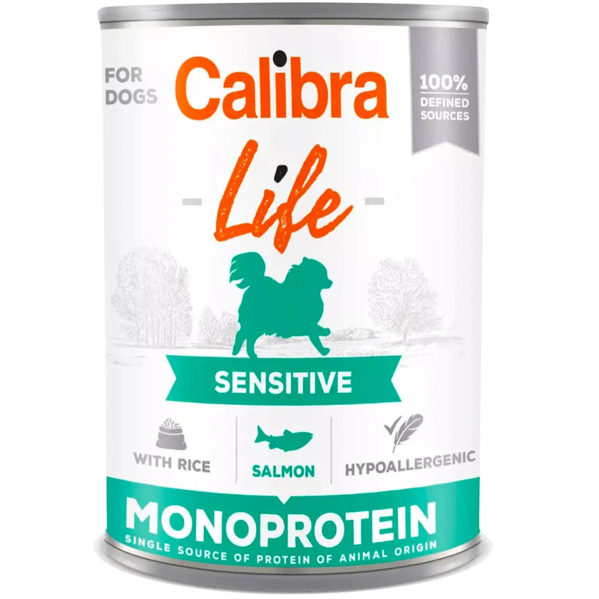 Calibra Dog Life Can Monoprotein Wet Food 400g Calibra