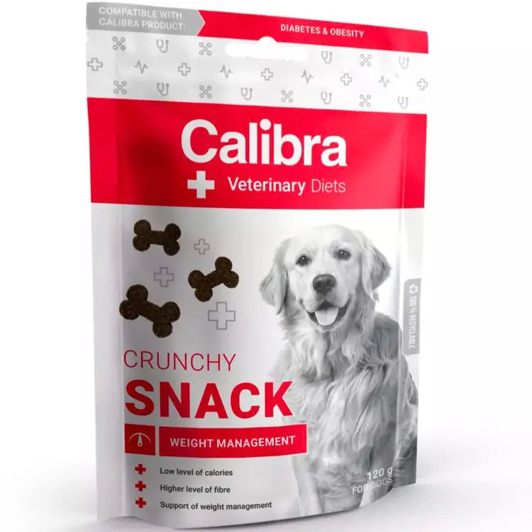 Calibra VD Dog Crunchy Snack Weight Management 120g Calibra