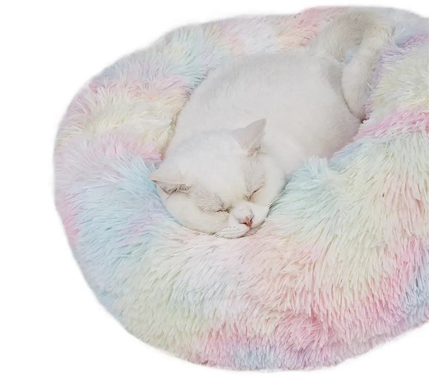 Fofos Tie Dye Donut Pet Bed Fofos