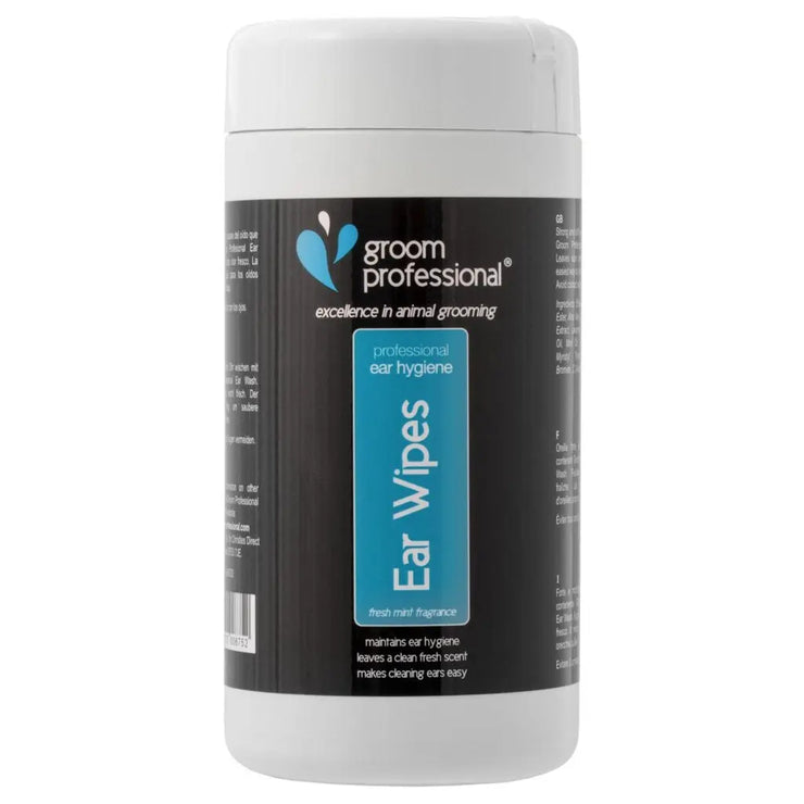Groom Professional Ear Wipes Pet Ear Hygiene & Care - 50 Wipes Groom Professional