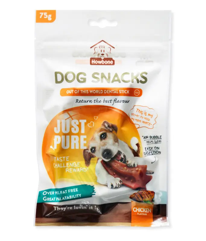 Howbone Dental Stick - Dog Snack 75g - Chicken Flavour Howbone