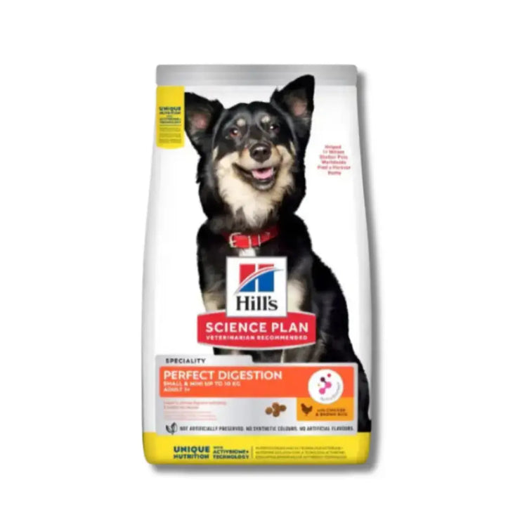 Hill's Science Plan Perfect Digestion Adult 1+ Small and Mini Dog Food with Chicken & Brown Rice Hills