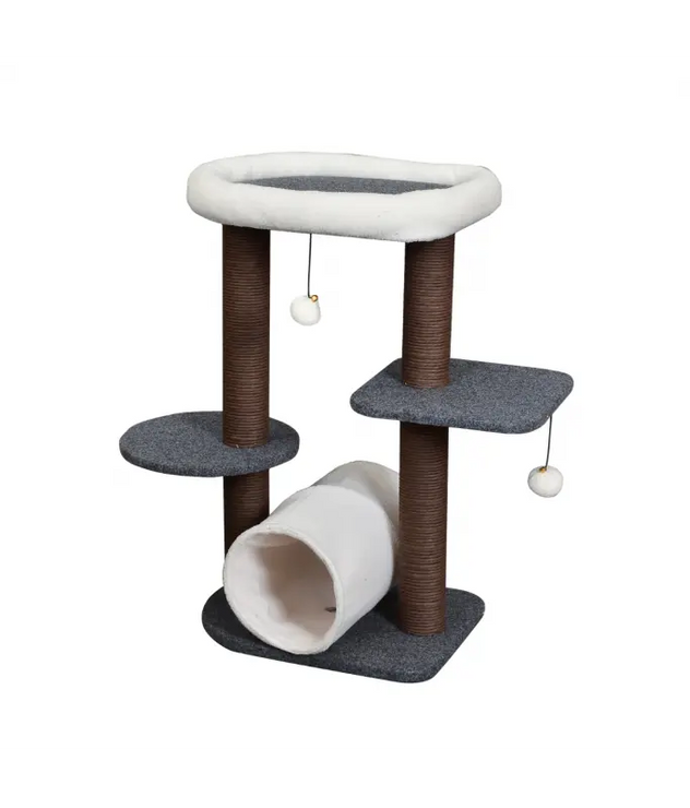 Catry Stylish Cat Tree with Scratch Post Catry