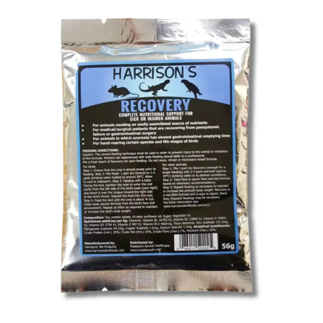 Harrison's Food Recovery Formula for Sick or Injured Animal 56g Harrison