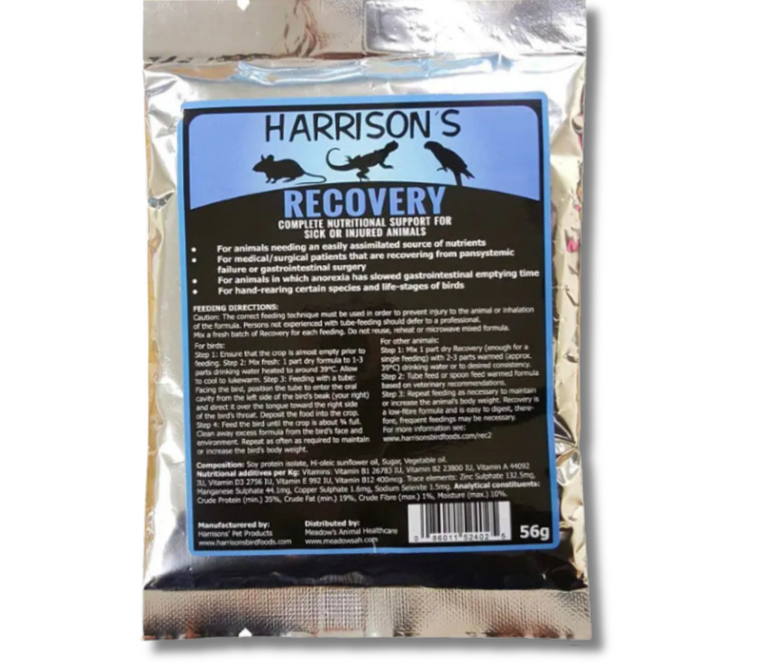 Harrison's Food Recovery Formula for Sick or Injured Animal 56g