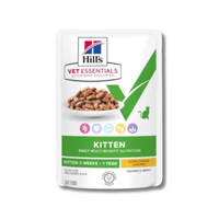 Hill's Vet Essentials Multi-Benefit Kitten Wet Food Slow-Cooked 12x85g
