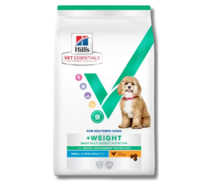 Hill's Vet Essentials Multi-Benefit + Weight Adult 1+Dry Dog Food with Chicken