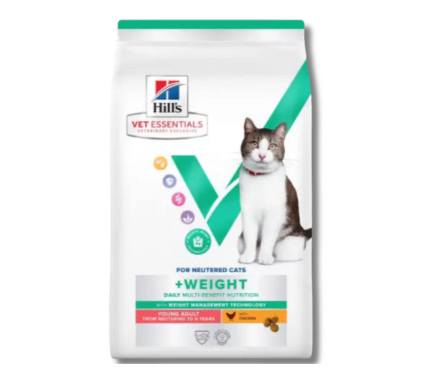 Hill's Vet Essentials Multi-Benefit + Weight Young Adult Dry Cat Food