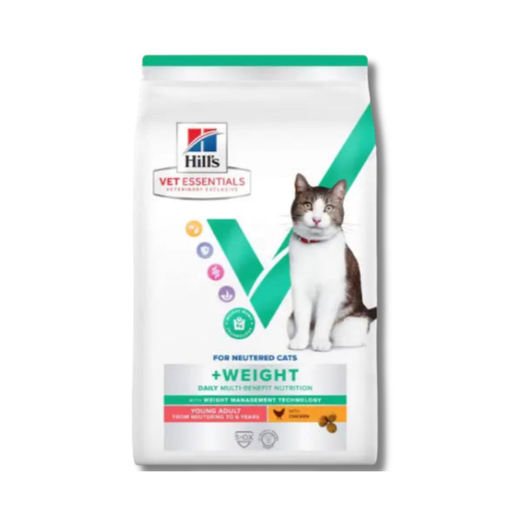 Hill's Vet Essentials Multi-Benefit + Weight Young Adult Dry Cat Food