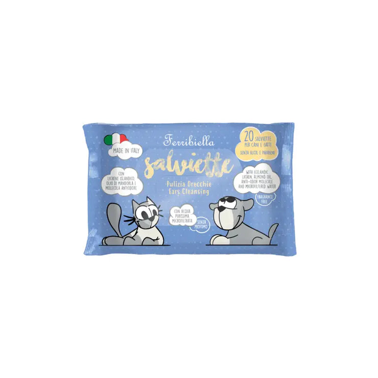 Ferribiella Ear Cleansing Pet wet wipes Ferribiela