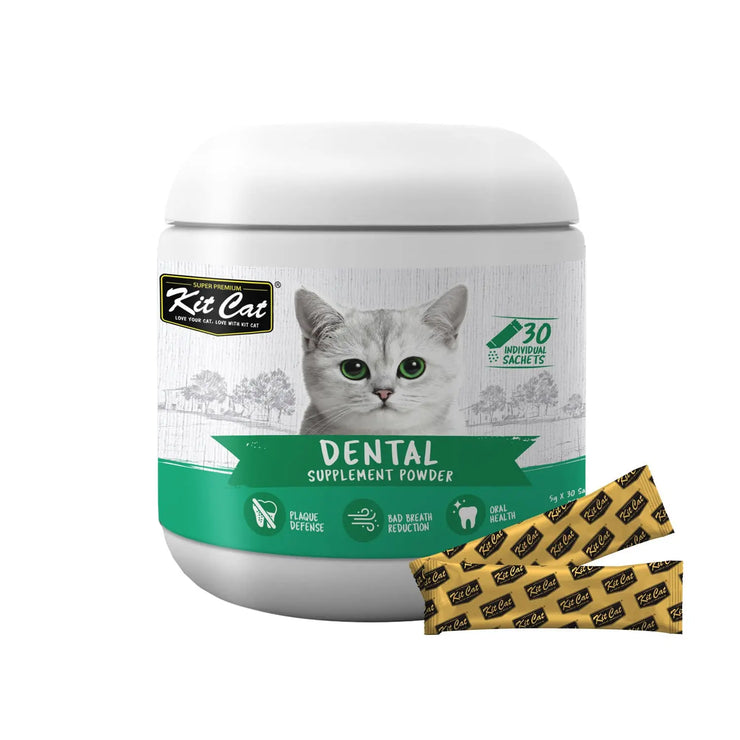 Kit Cat Dental Supplement Powder 150g (5g x 30 Sachets) Kit Cat