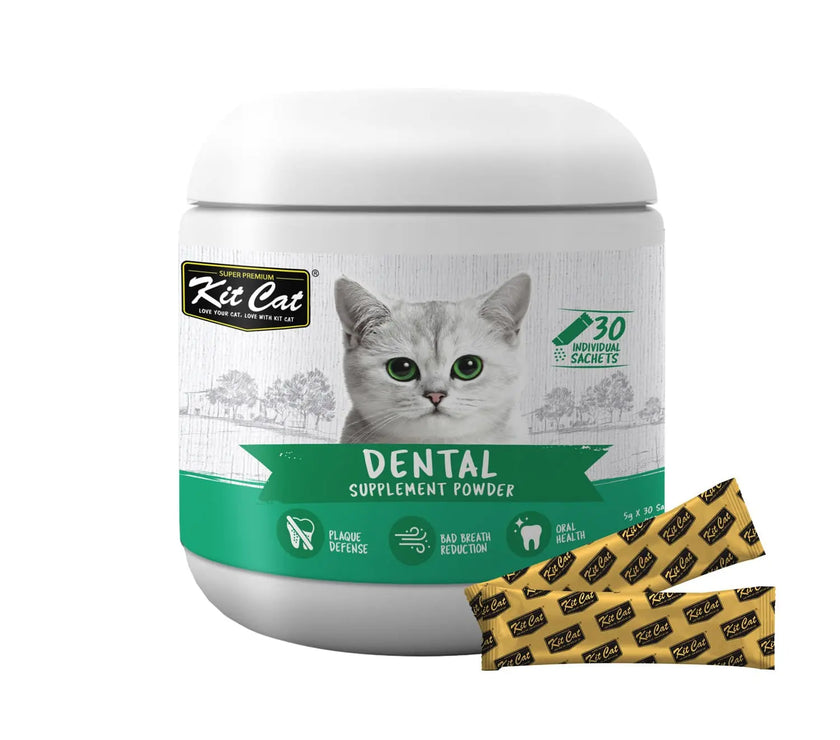 Kit Cat Dental Supplement Powder 150g (5g x 30 Sachets) Kit Cat
