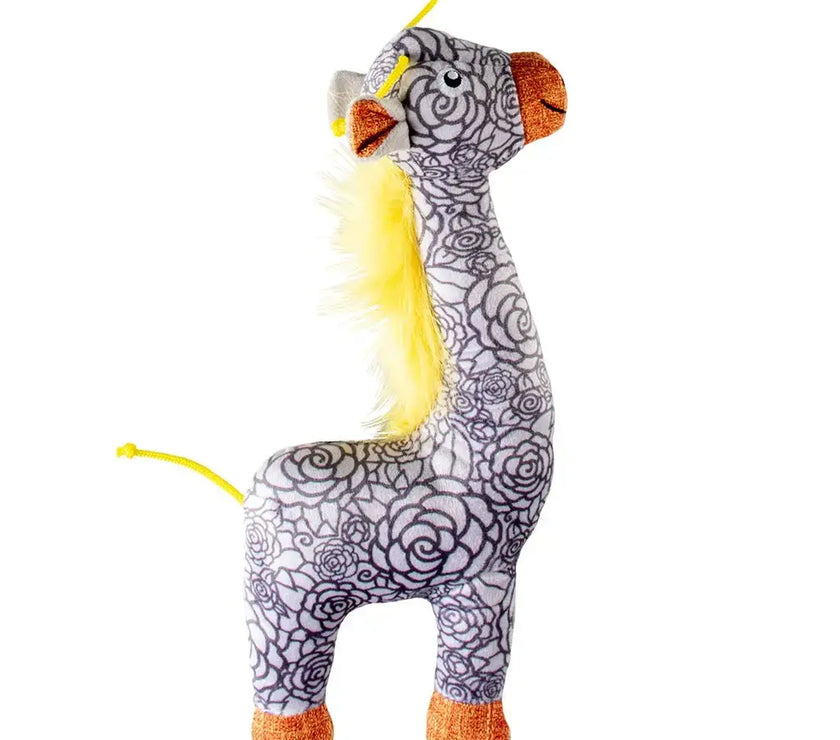Duvo+ Plush Giraffe Retro Dog Toy Duvo+