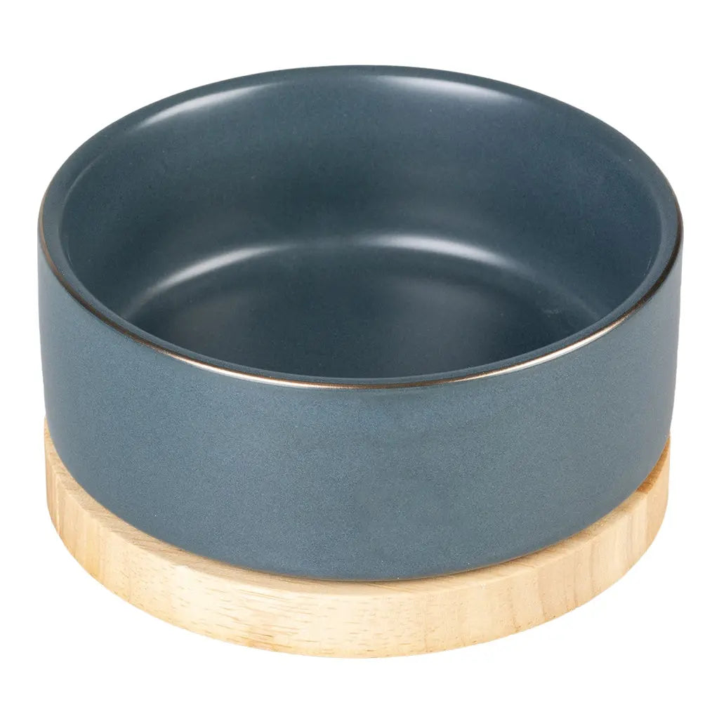Duvo+ Feeding Bowl Stone Timber 450ml Duvo+