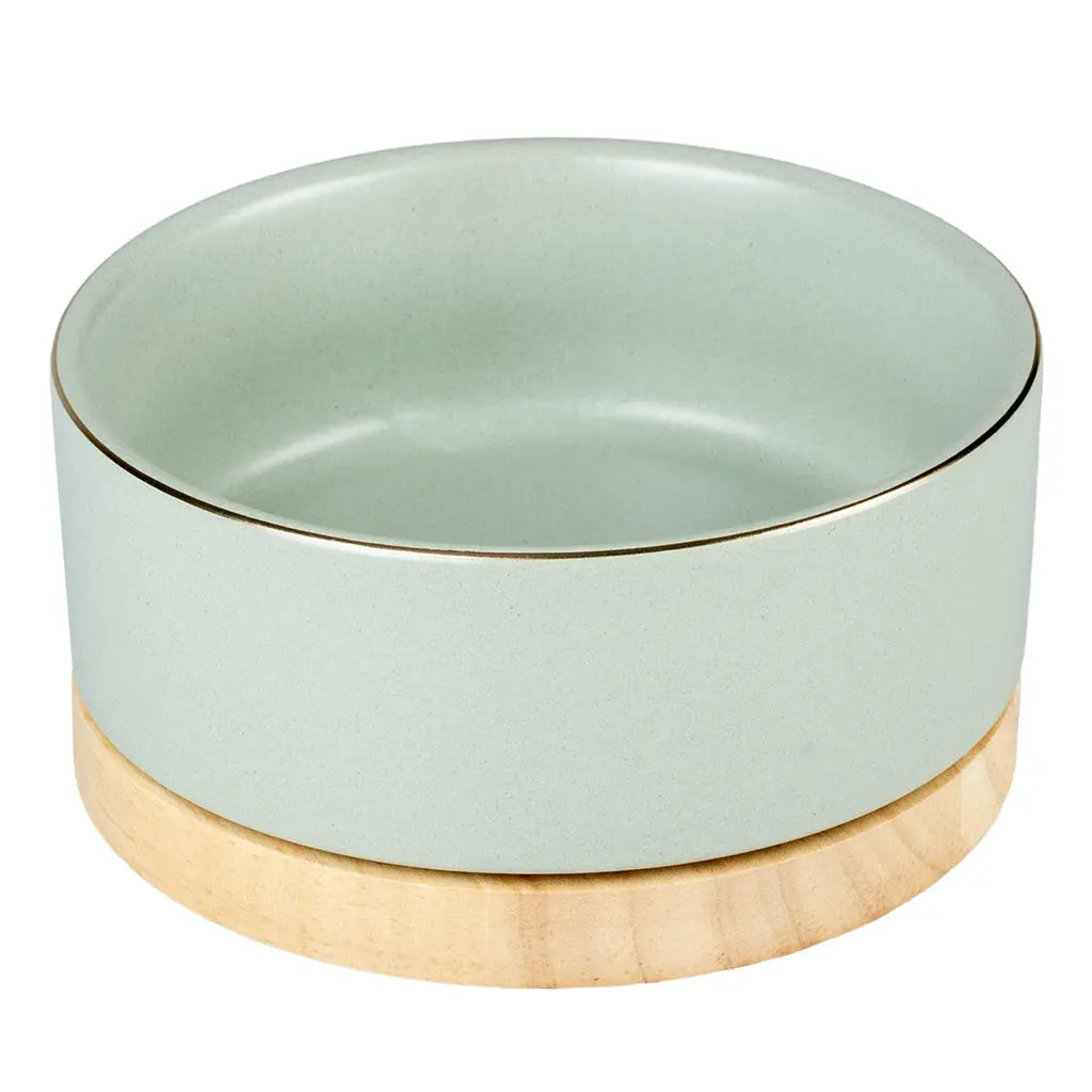 Duvo+ Feeding Bowl Stone Timber 450ml Duvo+
