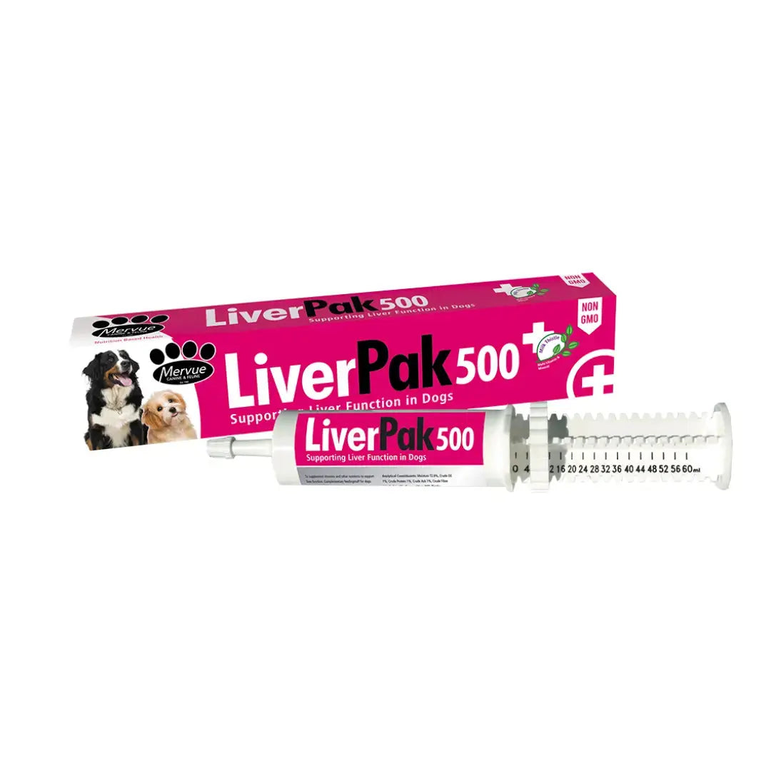 Liverpak 500 Paste Supporting Liver Function for Dog 60ML Mervue