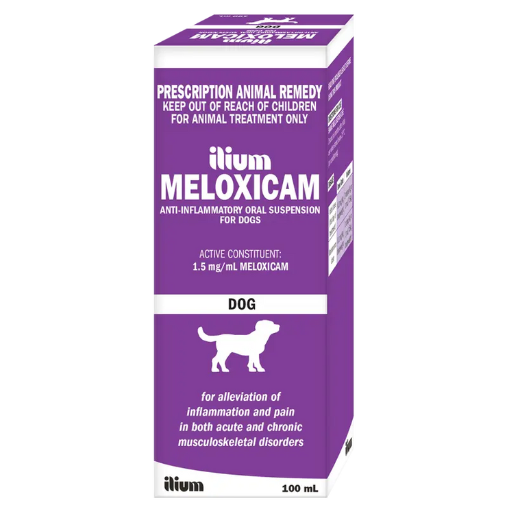 Ilium Meloxicam Suspension 1.5mg for Dogs 100ml Troy Laboratory