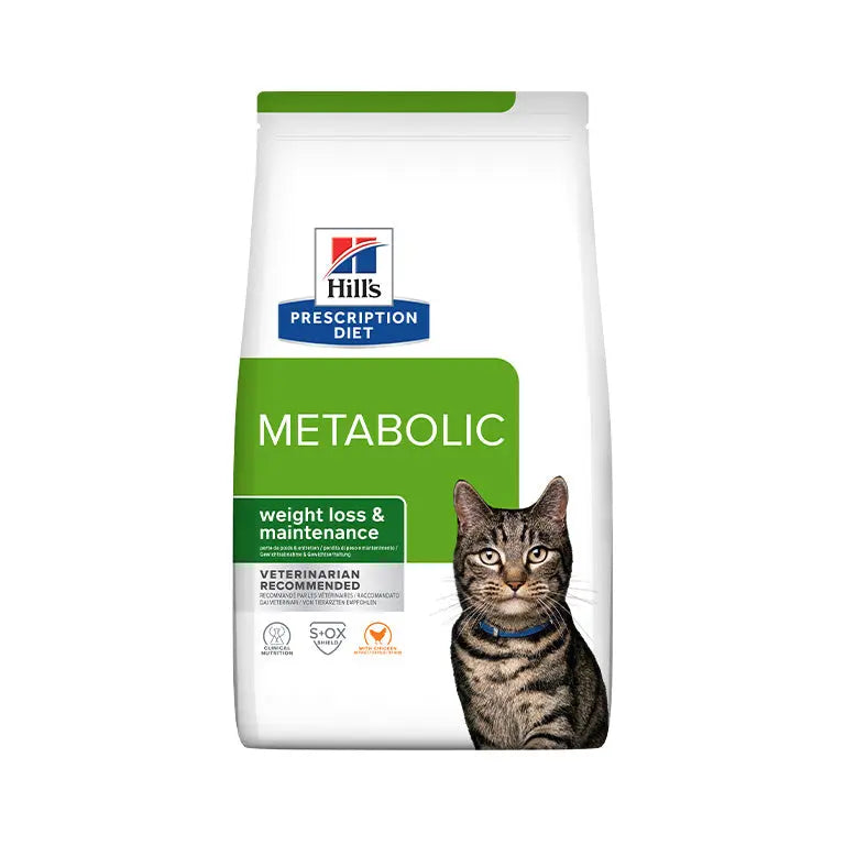 Hill's Prescription Diet Metabolic Cat Food with Chicken Hills