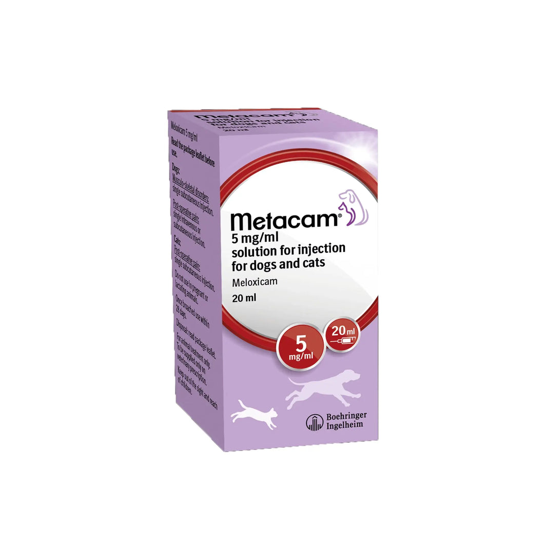 Metacam 5 mg/20ml Solution for Injection for Dogs and Cats Boehringer Ingelheim