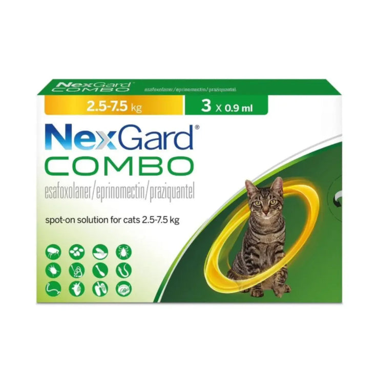 Nexgard Combo for Cats 2.5-7.5kg