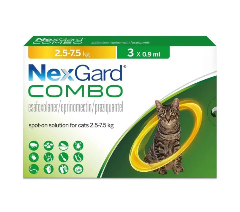 Nexgard Combo for Cats 2.5-7.5kg