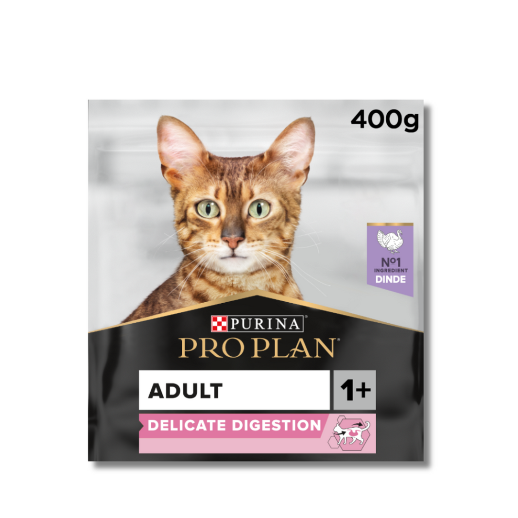 Pro Plan Delicate Adult, Dry Cat Food with Turkey
