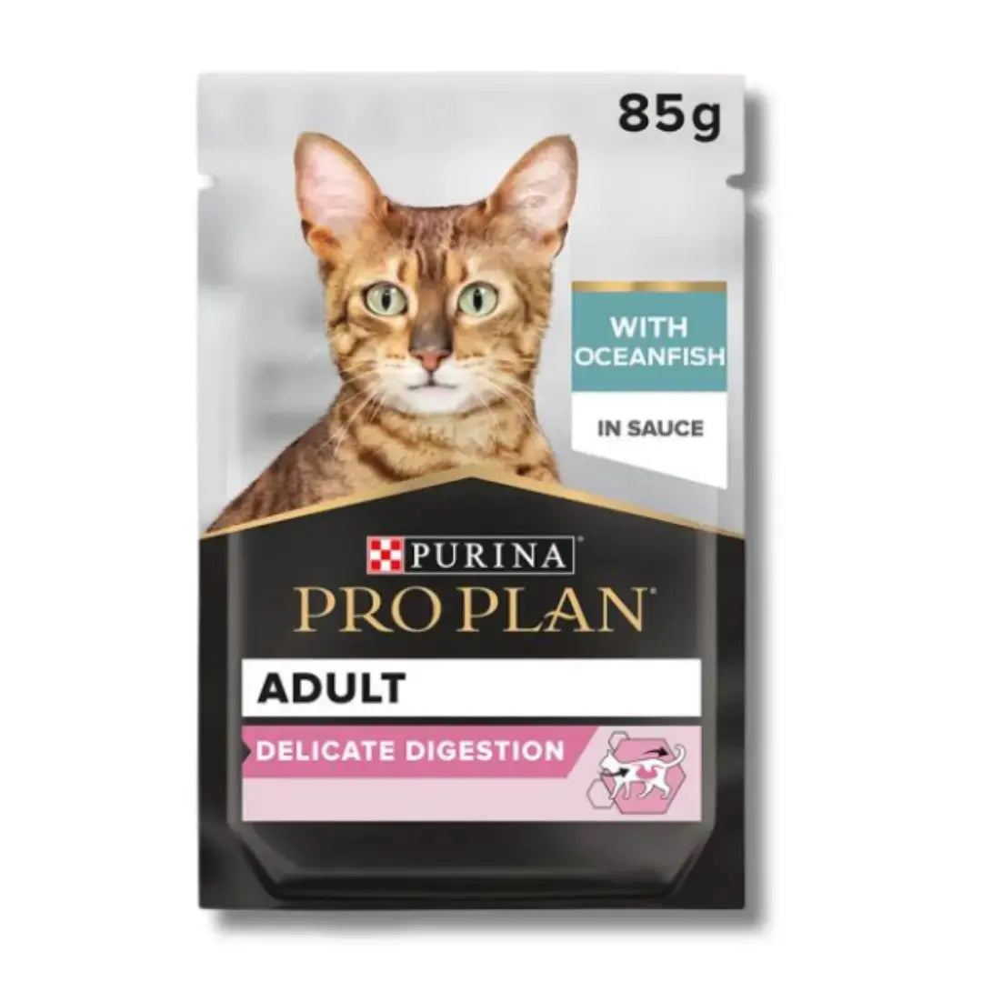 Purina Pro Plan Delicate Wet Cat Food Oceanfish in Gravy 85g Purina Pro Plan