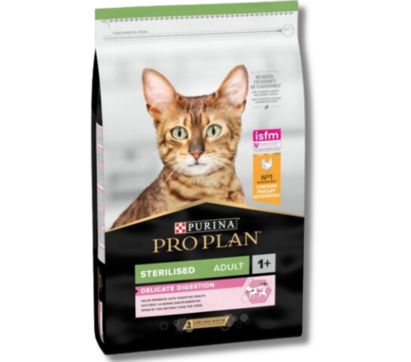 Pro Plan Sterilised Adult Delicate Digestion Dry Cat Food with Chicken