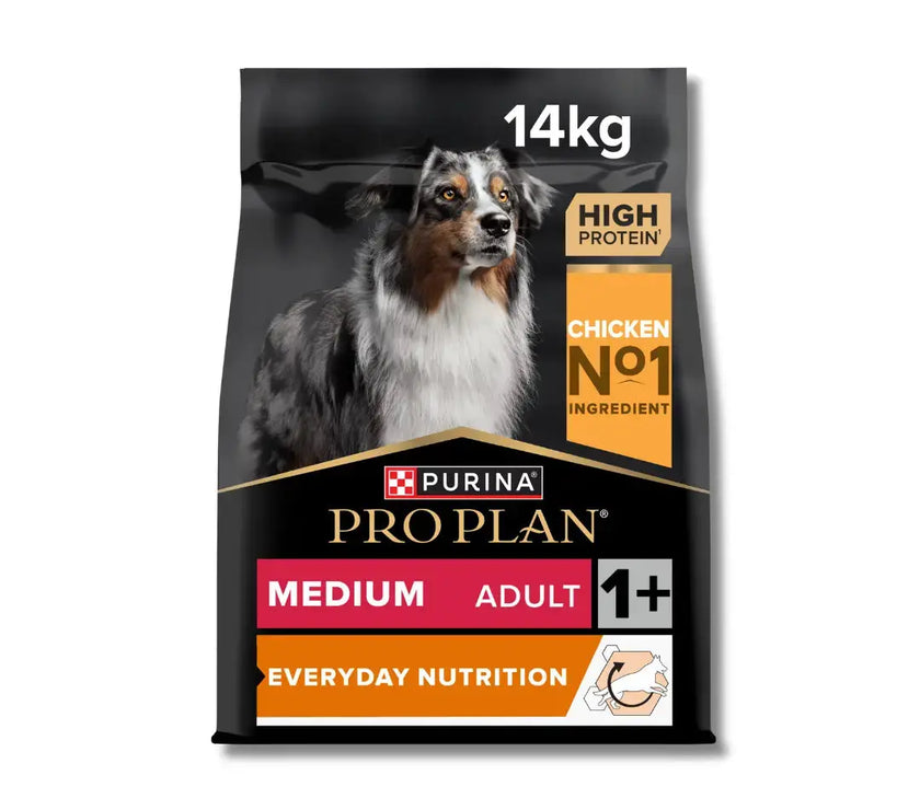 Purina Pro Plan Dog Medium Adult Everyday Nutrition Chicken Dry Food Purina Pro Plan